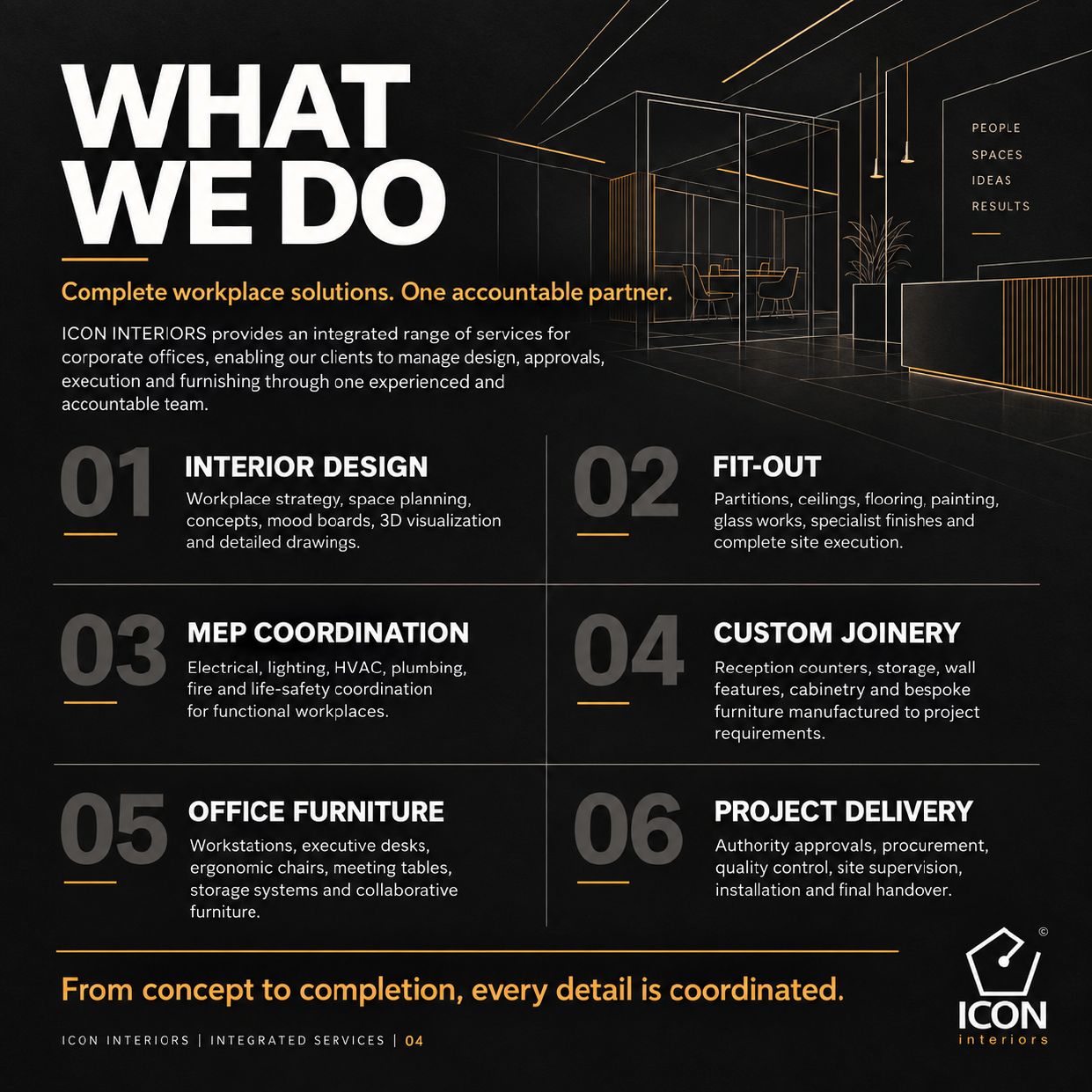 ICON Interiors corporate office portfolio, page 4 of 25