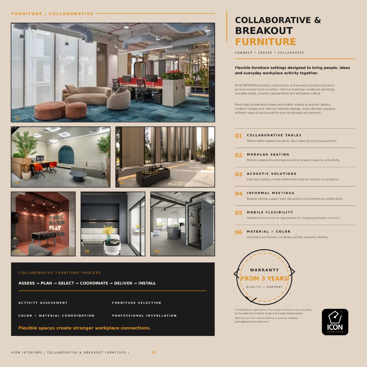 ICON Interiors corporate office portfolio, page 23 of 25