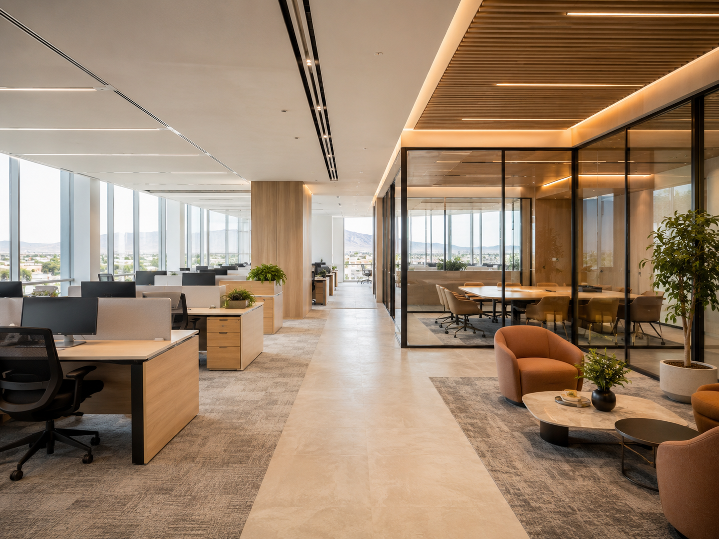 Corporate office designed and delivered by ICON Interiors